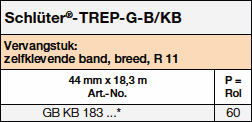 Schlüter-TREP-GL-B/KB