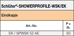 SHOWERPROFILE-WSK/EK