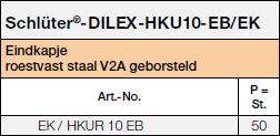 Schlüter®-DILEX-HKU-EB/EK