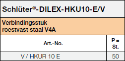 Schlüter®-DILEX-HKU-E/I