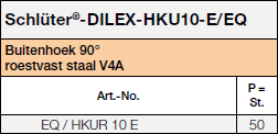 Schlüter®-DILEX-HKU-E/EQ