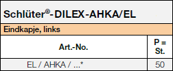 Schlüter®-DILEX-AHKA/EL