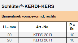 Schlüter®-KERDI-KERS r