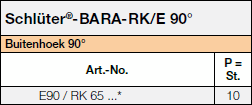 Schlüter-BARA-RK/E