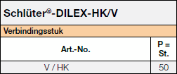 Schlüter®-DILEX-HK/V