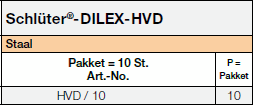Schlüter®-DILEX-HVD