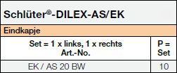 Schlüter®-DILEX-AS/EK