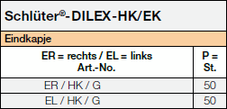 Schlüter®-DILEX-HK/EK