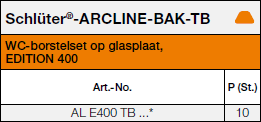 Schlüter®-ARCLINE-BAK-TB