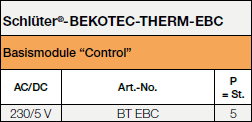 Schlüter®-BEKOTEC-THERM-EBC