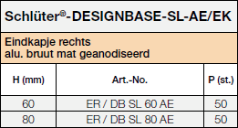 Schlüter®-DESIGNBASE-SL/EK