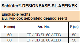 Schlüter®-DESIGNBASE-SL/EK aeeb