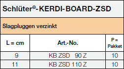 Schlüter®-KERDI-BOARD-ZSD