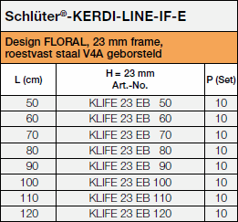 <a name='style'></a>Schlüter®-KERDI-LINE-STYLE