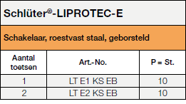 Schlüter®-LIPROTEC-E EB