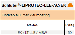 Schlüter®-LIPROTEC-LLE-AC/EK
