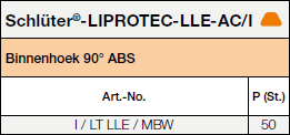Schlüter®-LIPROTEC-LLE-AC/I