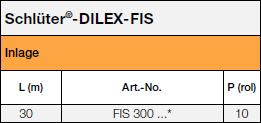 Schlüter®-DILEX-FIS