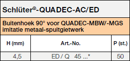 Schlüter-QUADEC-AC/ED